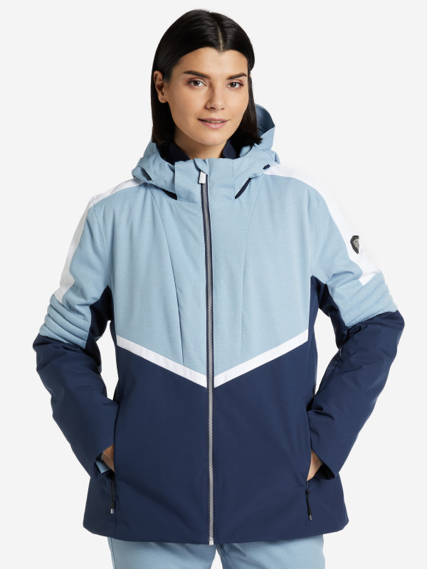 Куртка утепленная женская Ziener Tadjia темно-синий/голубой цвет — купить за 9749 руб. со скидкой 50 %, отзывы в интернет-магазине Спортмастер