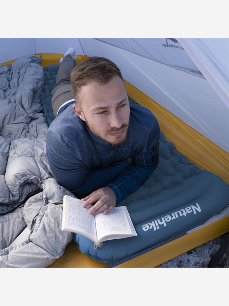 Коврик надувной Naturehike FC-12 с насосом CNK2300DZ0001 зеленый