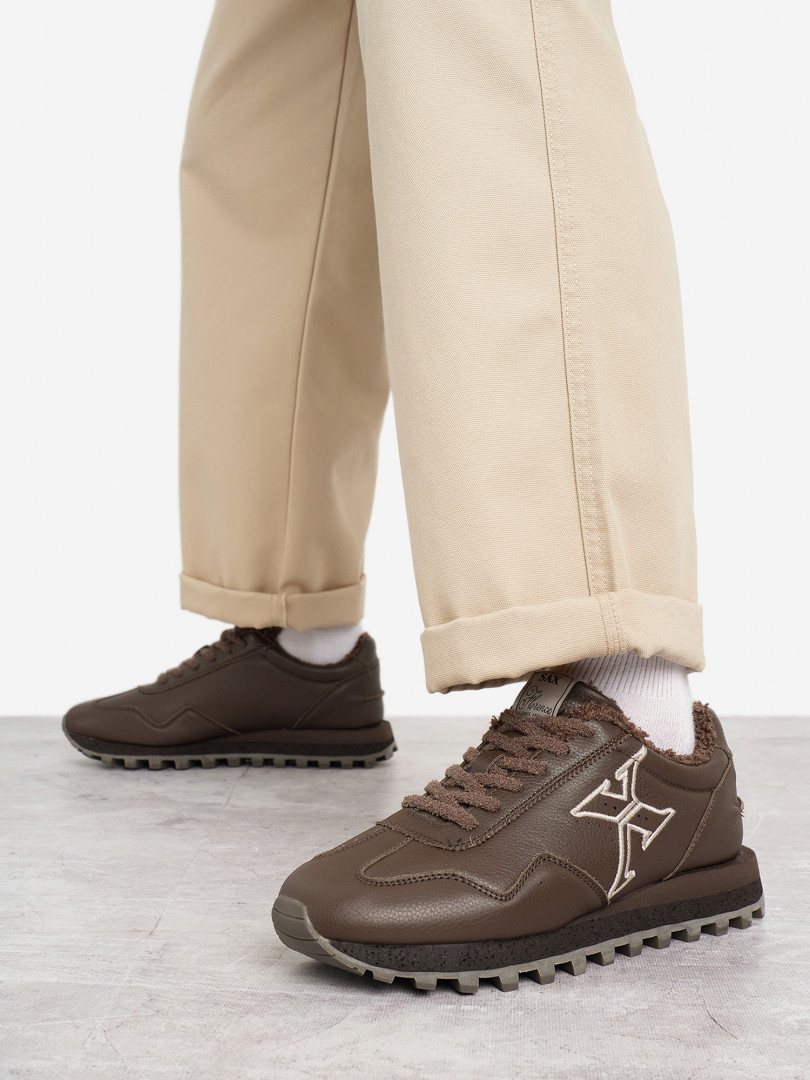 Кроссовки утепленные мужские SAX Folgarida Lth Коричневый 7999₽