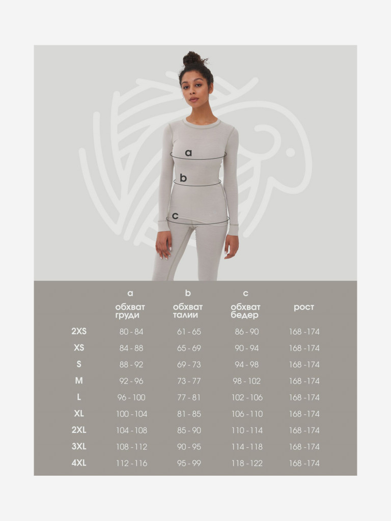 Термобелье женское Dr.wool Merino
