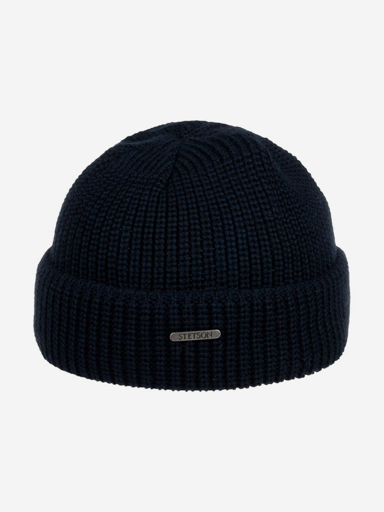Шапка докер STETSON 8599302 NASHVILLE KNIT DOCKER (синий)