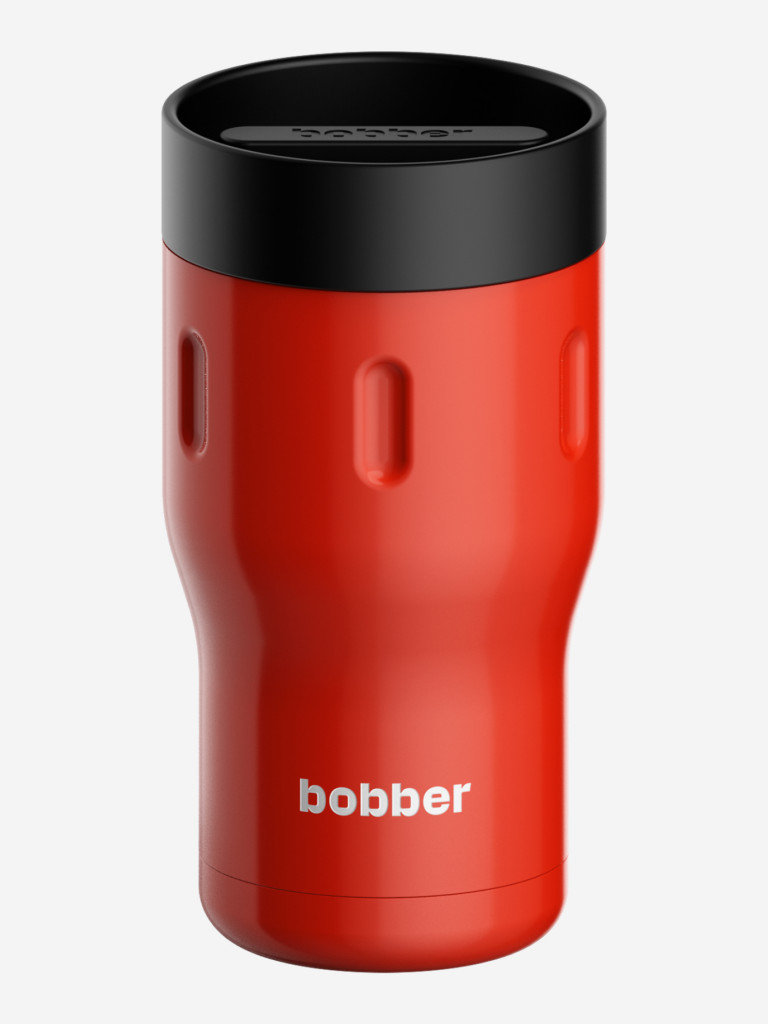 Термокружка вакуумная BOBBER Tumbler 350 мл, крышка 360, тепло до 6 часов, красный