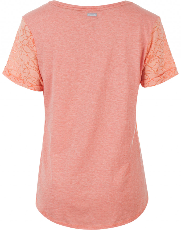 T-shirt Columbia Sandy River Pour Femme - Gris - Neuf Avec étiquettes