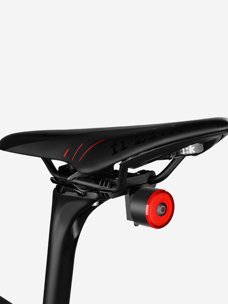 Велосипедный фонарь GACIRON Loop-100 с датчиком торможения, вид - задний, цвет черный