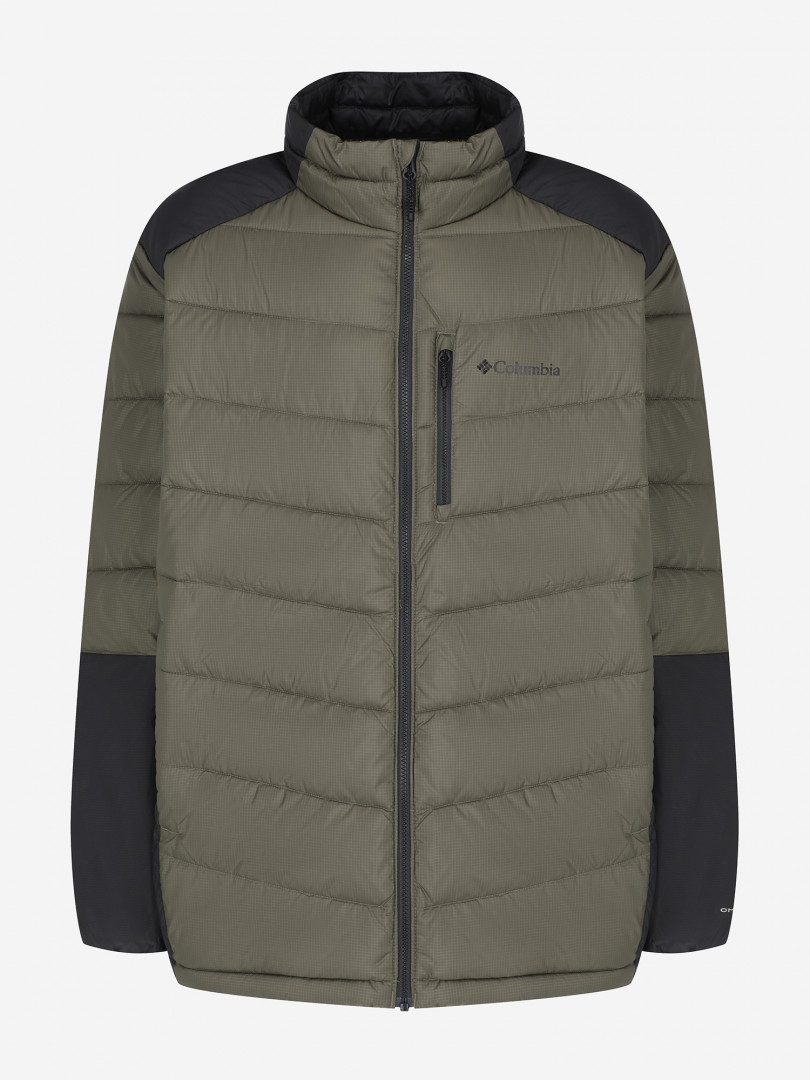 фото Пуховик мужской columbia, plus size labyrinth loop ii jacket, зеленый