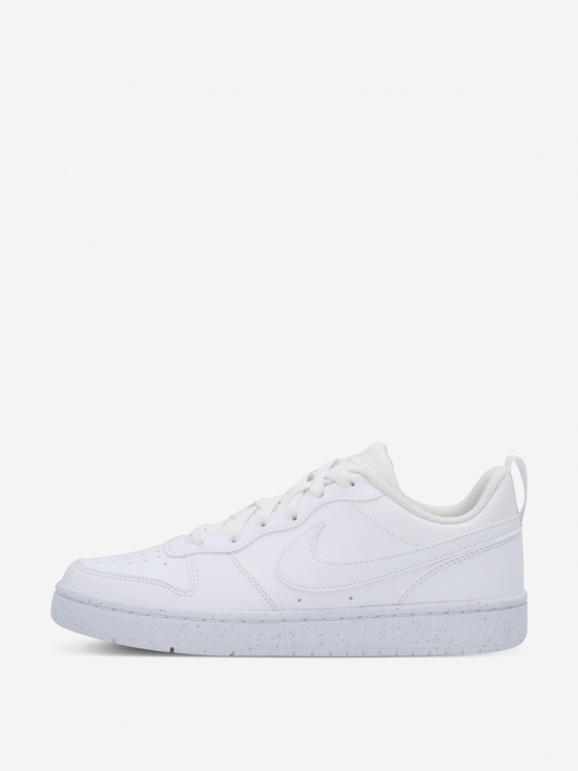 фото Кеды детские nike court borough low recraft bg, белый