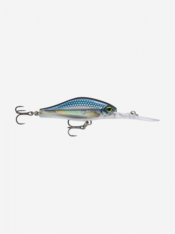 Воблер для рыбалки RAPALA Shadow Rap Jack Deep 05, 5см, 6гр, цвет BLL, медленно всплывающий