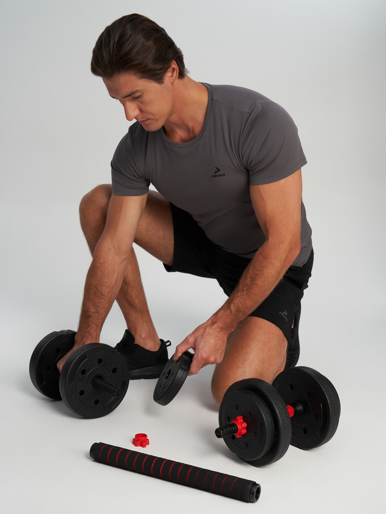 Набор гантелей с пластиковыми дисками Torneo, 20 кг