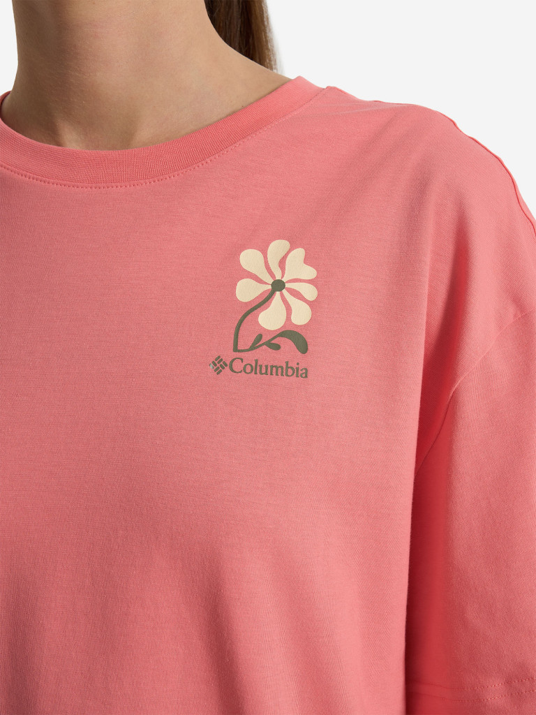 Футболка женская оверсайз Columbia Rolling Bend Graphic Oversized Tee