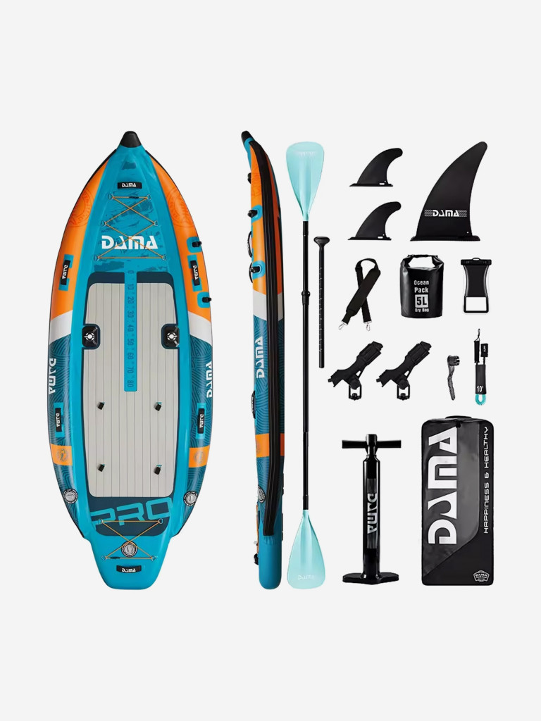 Надувной двухслойный SUP-борд DAMA FISHING KAYAK, 10'6" 335*118*20 см, сапборд