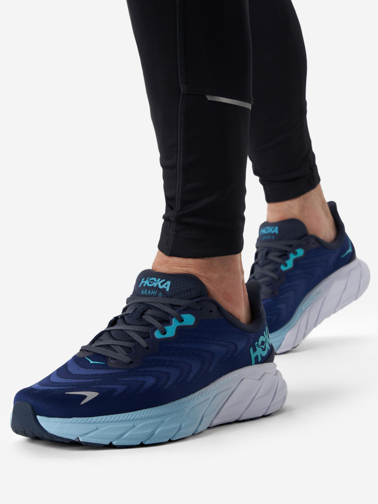 Кроссовки мужские Hoka One One Arahi 6 арт. 1123194 синий/черный