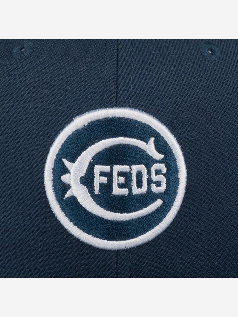 Бейсболка с прямым козырьком AMERICAN NEEDLE 400A1V-CHF Chicago Federals Replica Wool (синий)