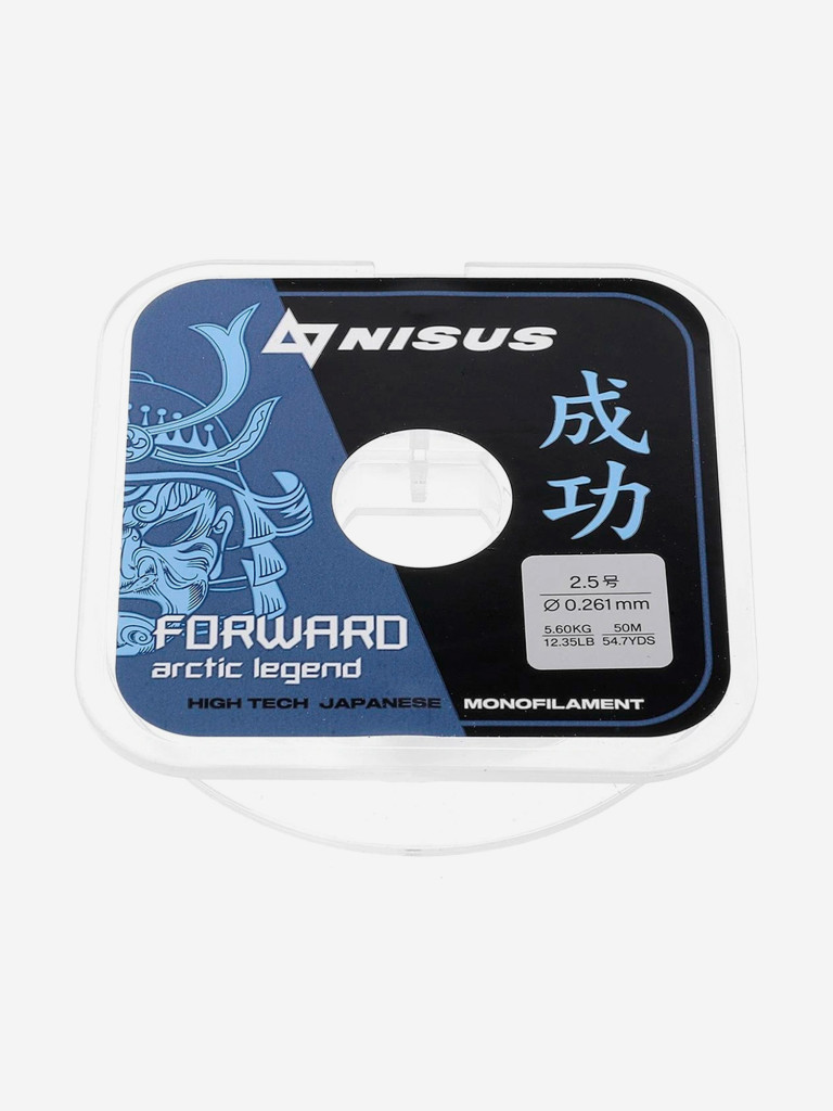Леска для рыбалки Nisus FORWARD ARCTIC LEGEND Nylon 0,261мм, 50м, 5,6кг, прозрачный