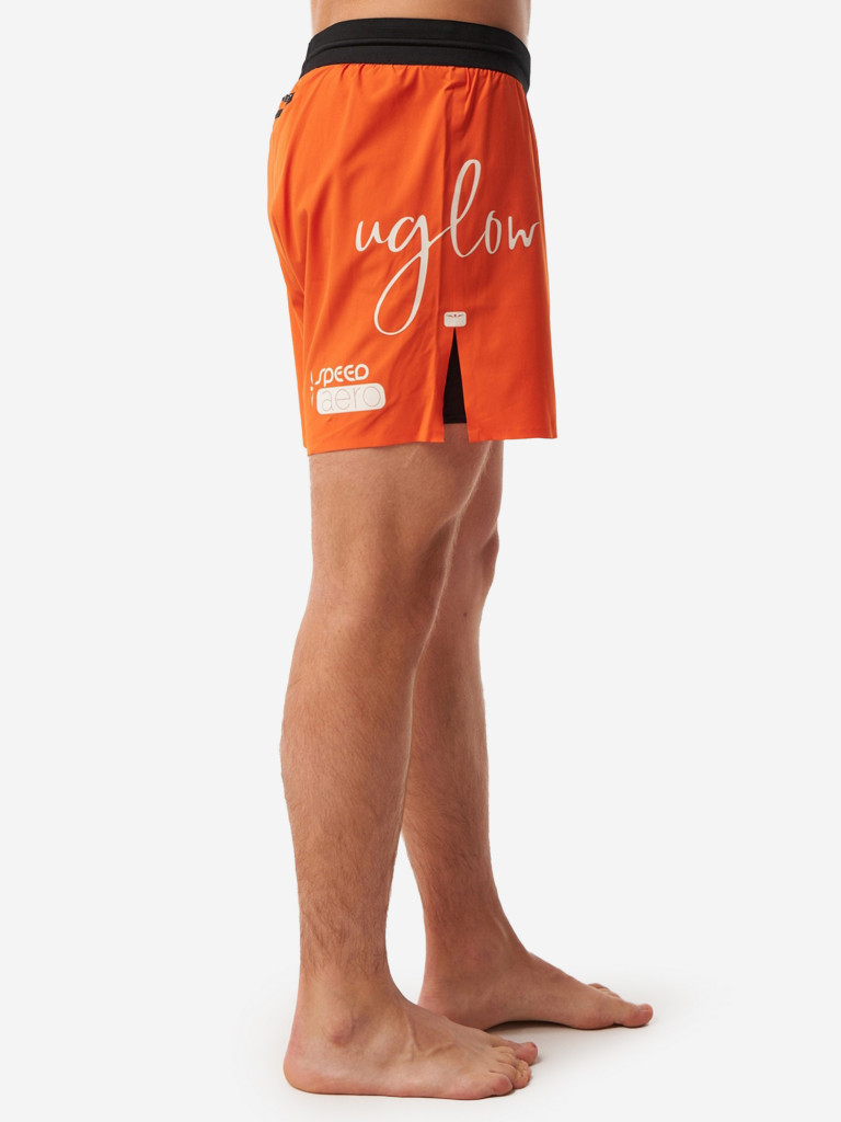 Шорты с поясом мужские UGLOW, оранжевый