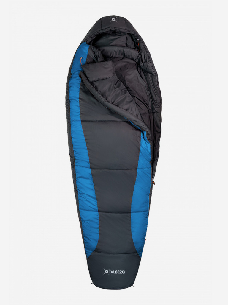 Спальный мешок Talberg SUMMIT EXP -28 C (серый/синий правый)