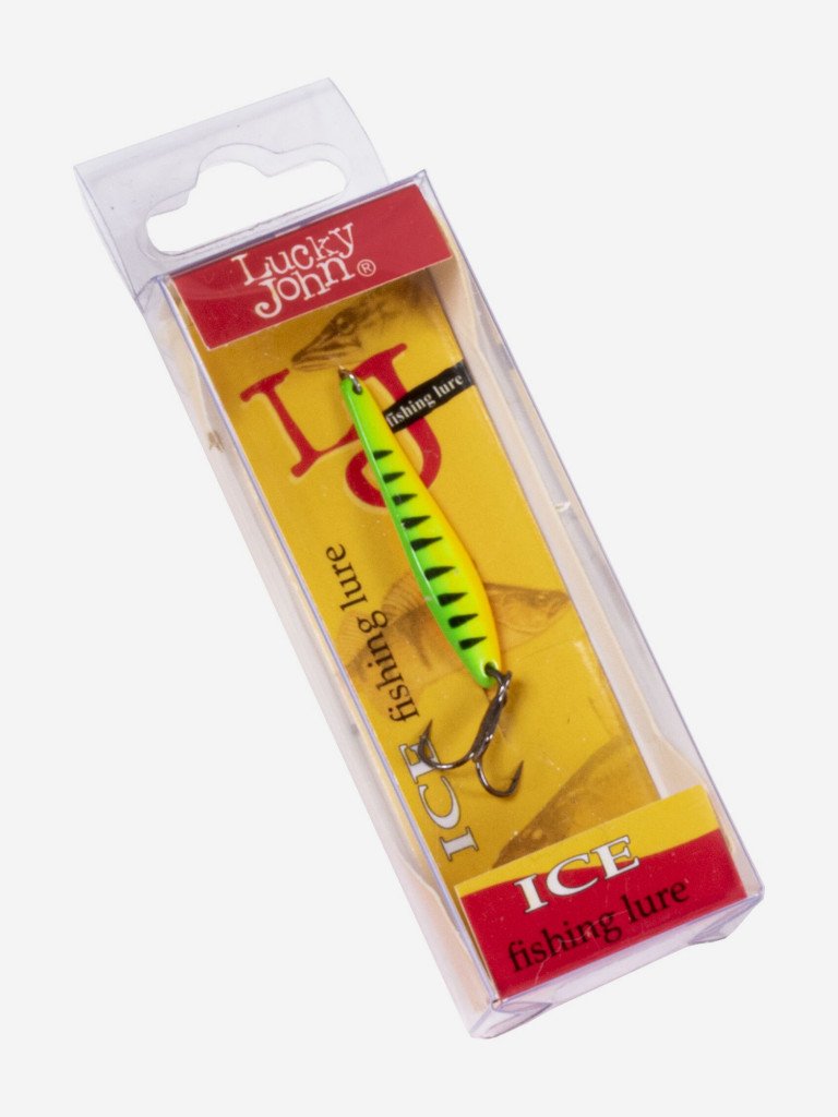 Блесна вертикальная Lucky John зимняя S-1 с тройником, вес 1,5 г