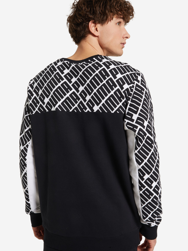 Свитшот мужской PUMA AOP Logo Crew