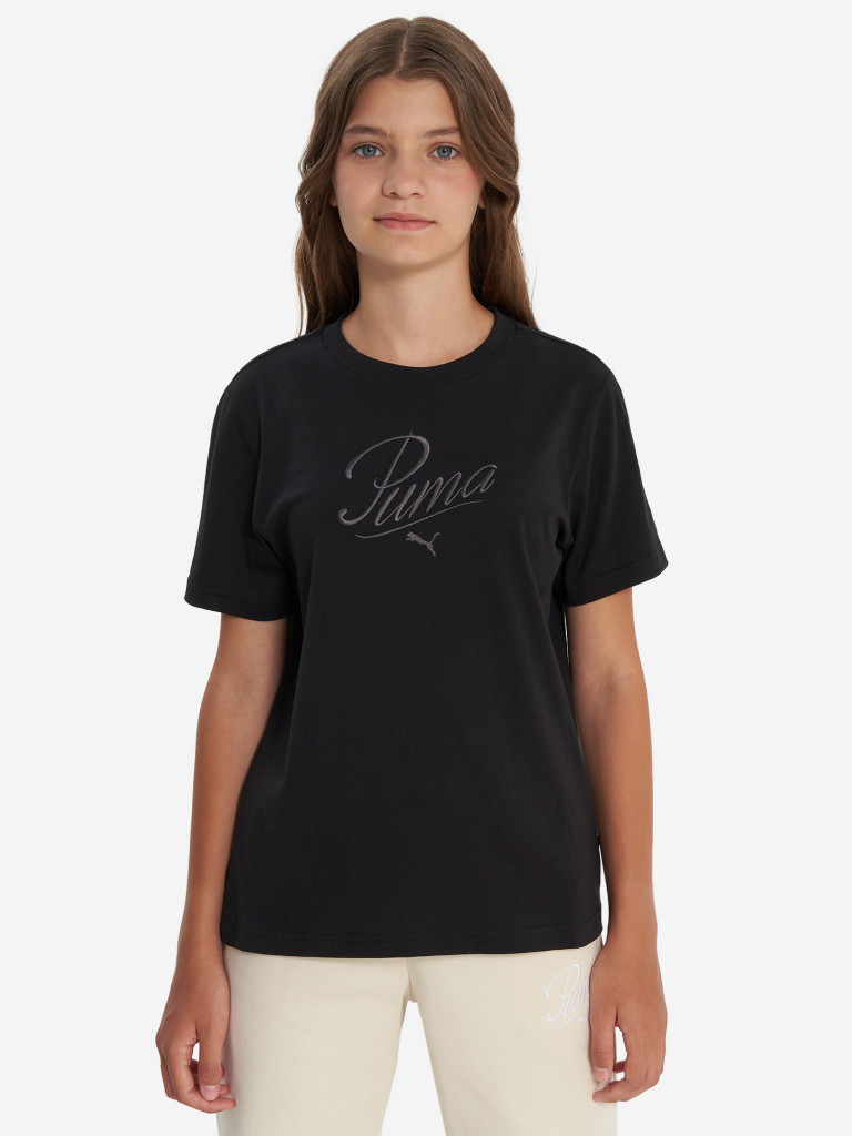 Футболка для девочек PUMA Ess Script