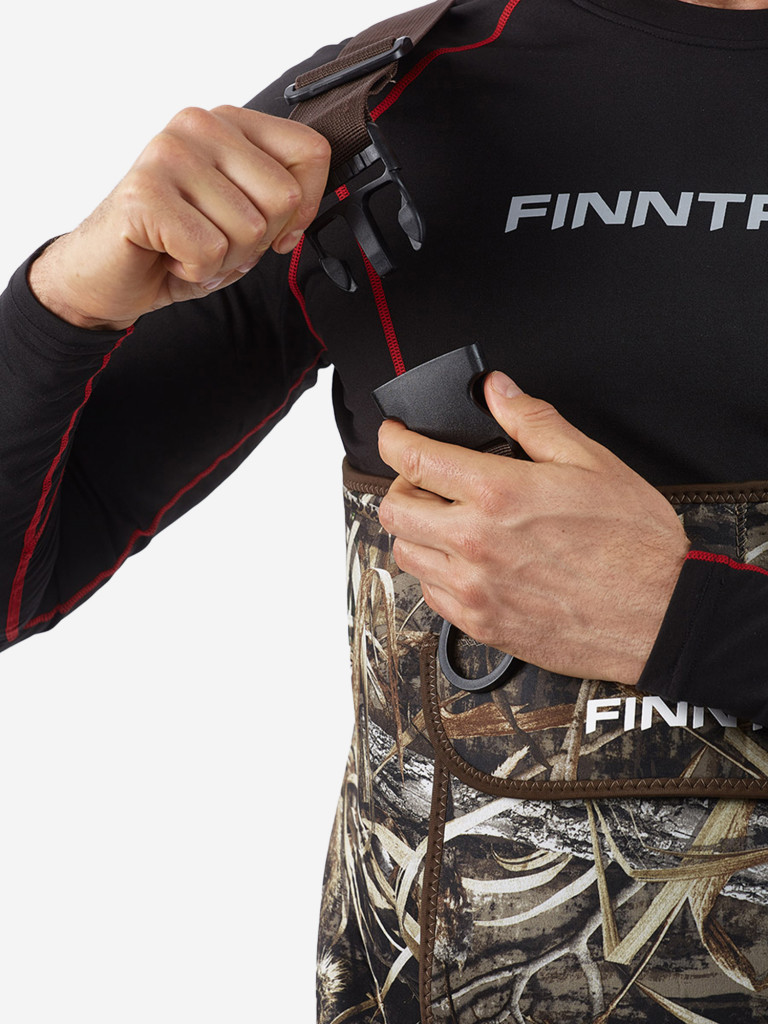 Вейдерсы мужские мембранные FINNTRAIL Blackwater с сапогом