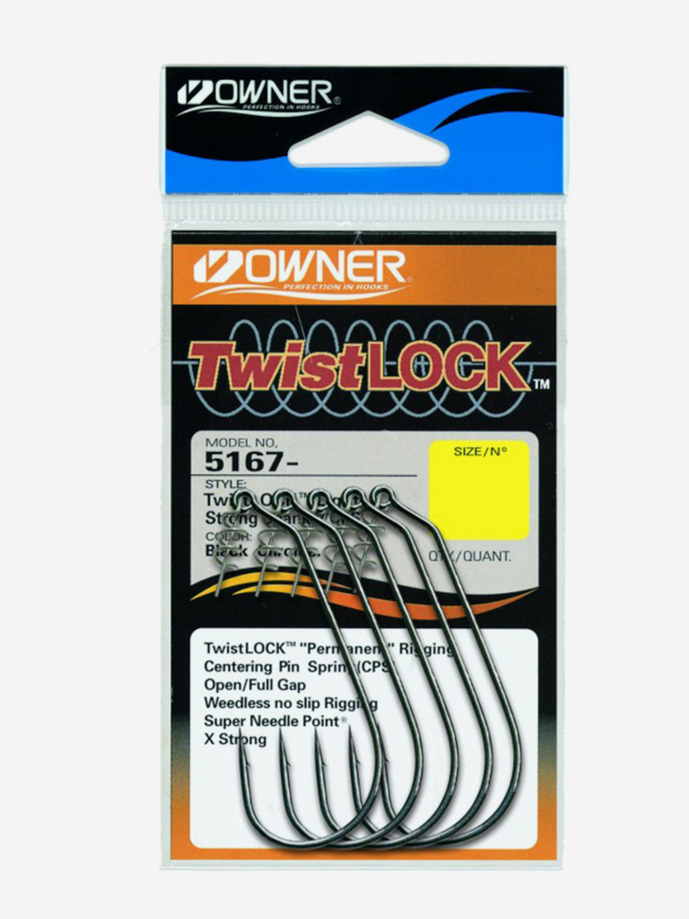 Крючок OWNER Twist Lock Light BC №1/0 5шт