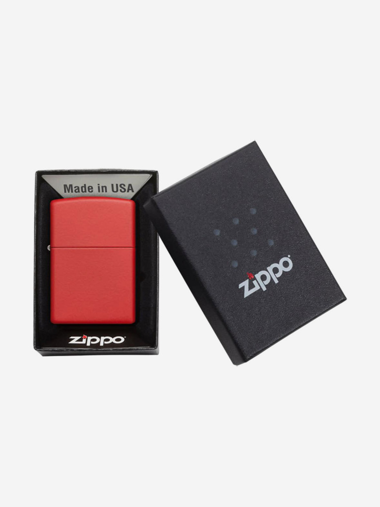 Зажигалка бензиновая ZIPPO 233 Classic Red Matte