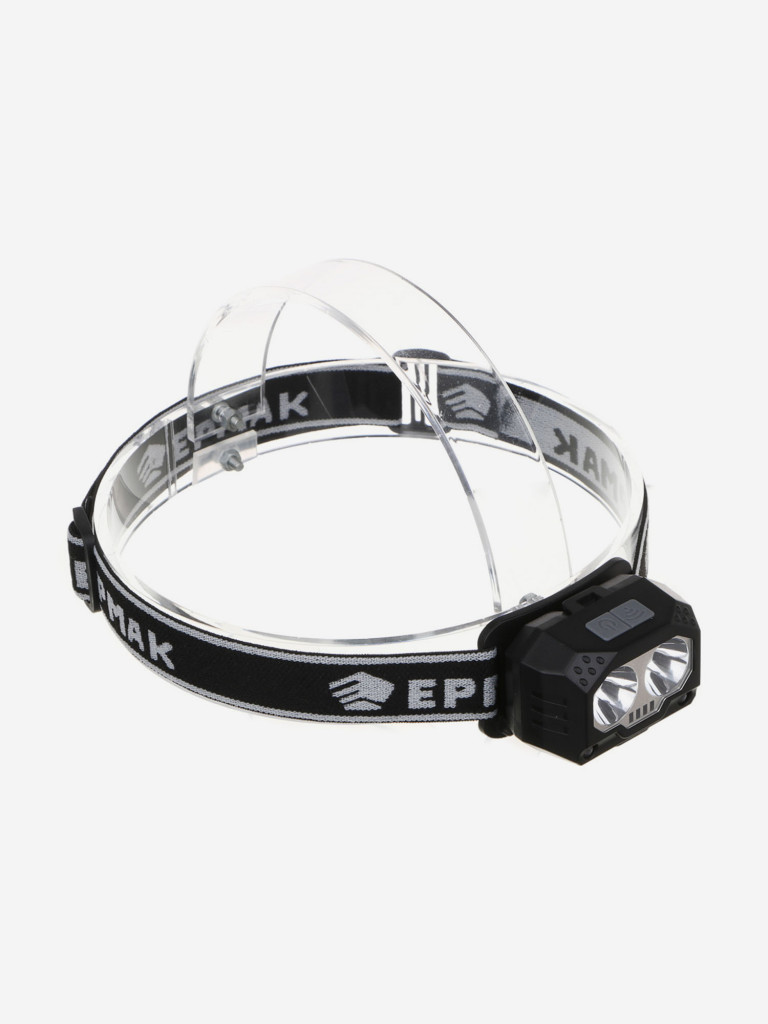 ЕРМАК Фонарь налобный, сенсорный, 2 LED + красный свет, 6 режимов, 3хААА