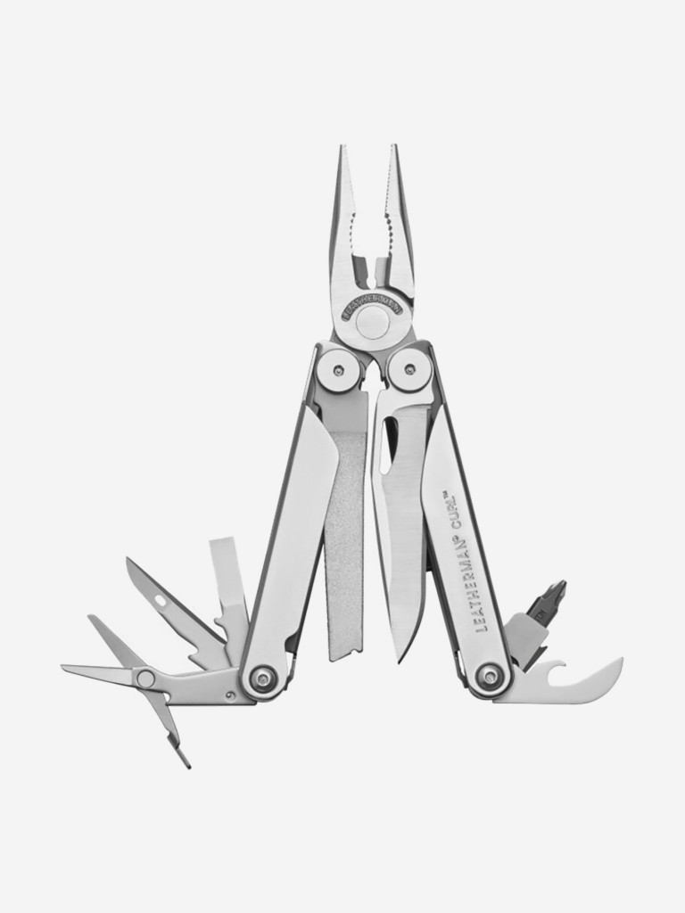 Мультиинструмент складной Leatherman Curl, 15 функций, чехол