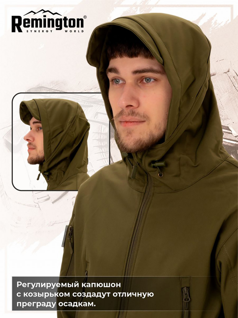 Куртка Remington Shark skin soft shell jacket Army Green