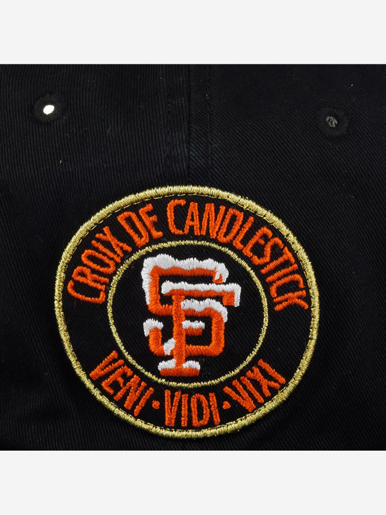 Бейсболка с прямым козырьком 47 BRAND BX-GLDMR102GWP-BK San Francisco Giants x Thrasher MLB