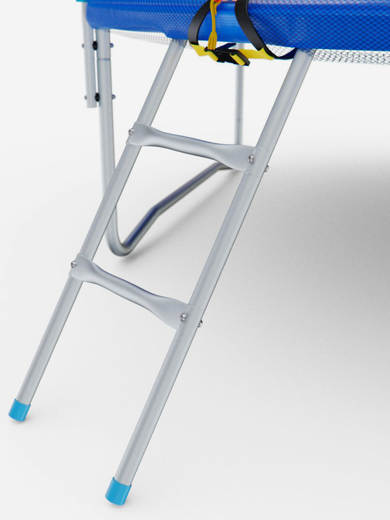 Батут с сеткой DFC PELPO 8ft с лестницей, BLUE