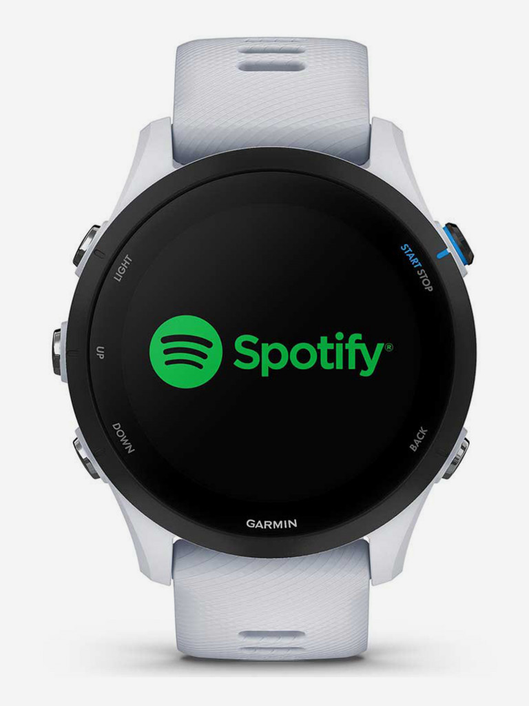 Спортивные часы Garmin Forerunner 255 Music с белымремешком