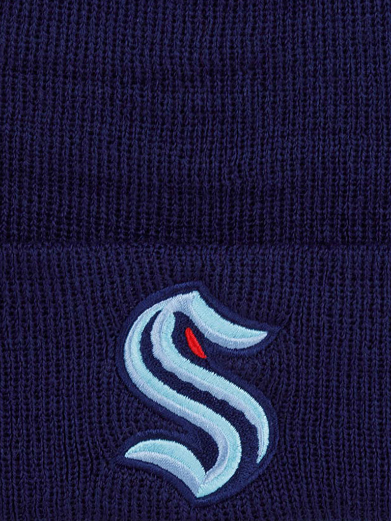 Шапка с отворотом AMERICAN NEEDLE 39712A-SEK Seattle Kraken Basic NHL (синий)