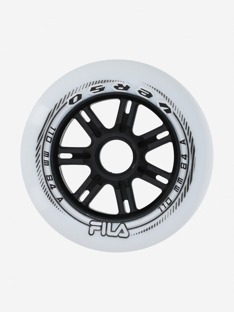 Набор колес для роликов FILA Wheels 110 мм, 84A, 6 шт, Мультицвет