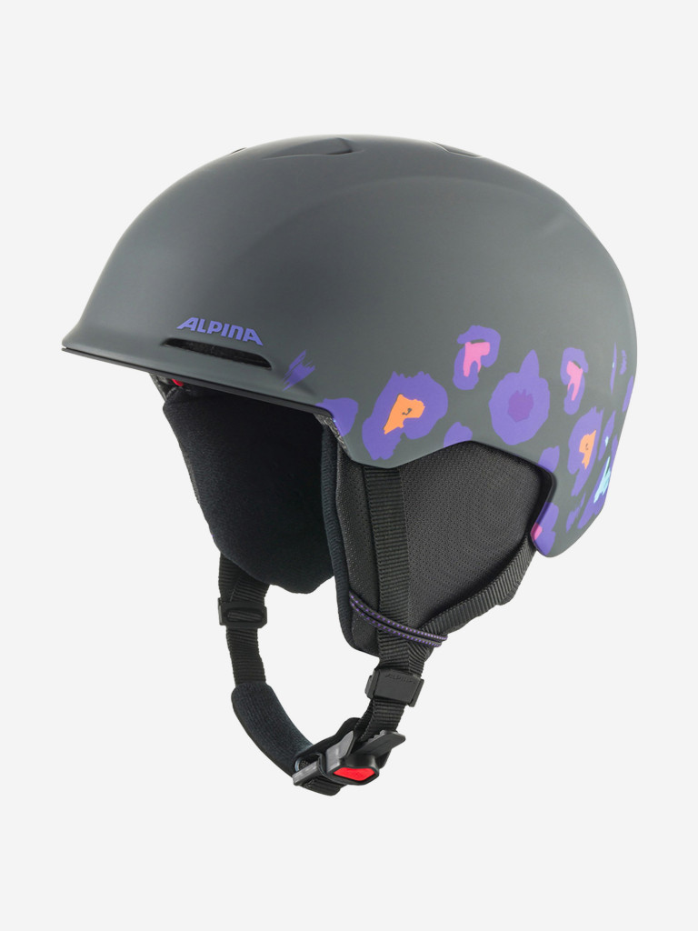 Горнолыжный шлем Alpina Brix Junior Midnight-Grey Leo Matt