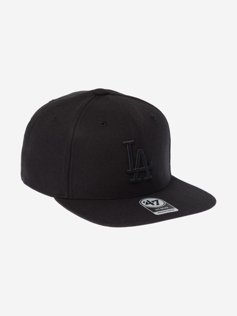 Бейсболка с прямым козырьком 47 BRAND B-NSHOT12WBP-BKBK Los Angeles Dodgers MLB