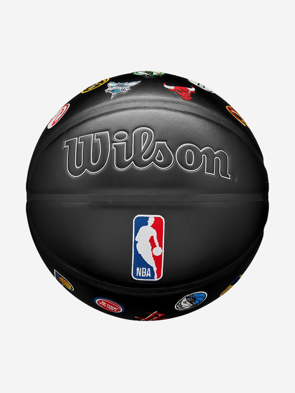 Мяч баскетбольный Wilson NBA ALL TEAM PREMIERE черный/белый цвет — купить за 12750 руб., отзывы в интернет-магазине Спортмастер