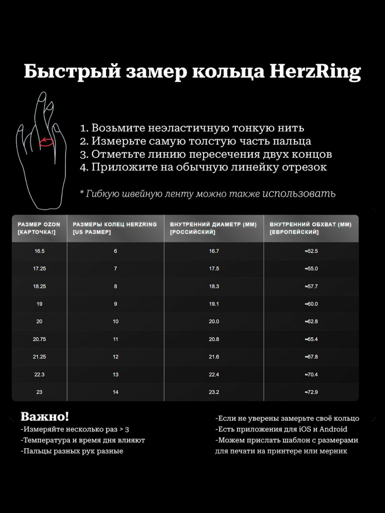 Умное кольцо HerzRing Vision 2