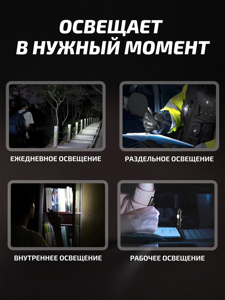 Тактическая ручка Fenix T6 синяя