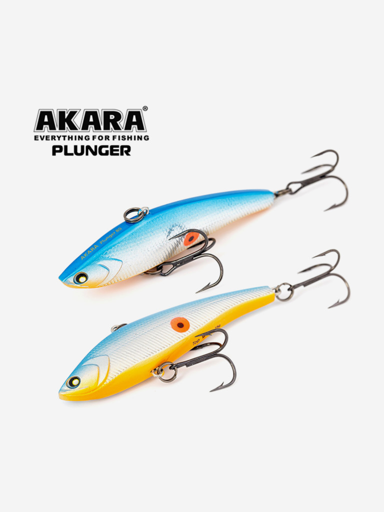 Воблер ратлин Akara Plunger 80мм 16г A115 виб зимний на щуку, судака