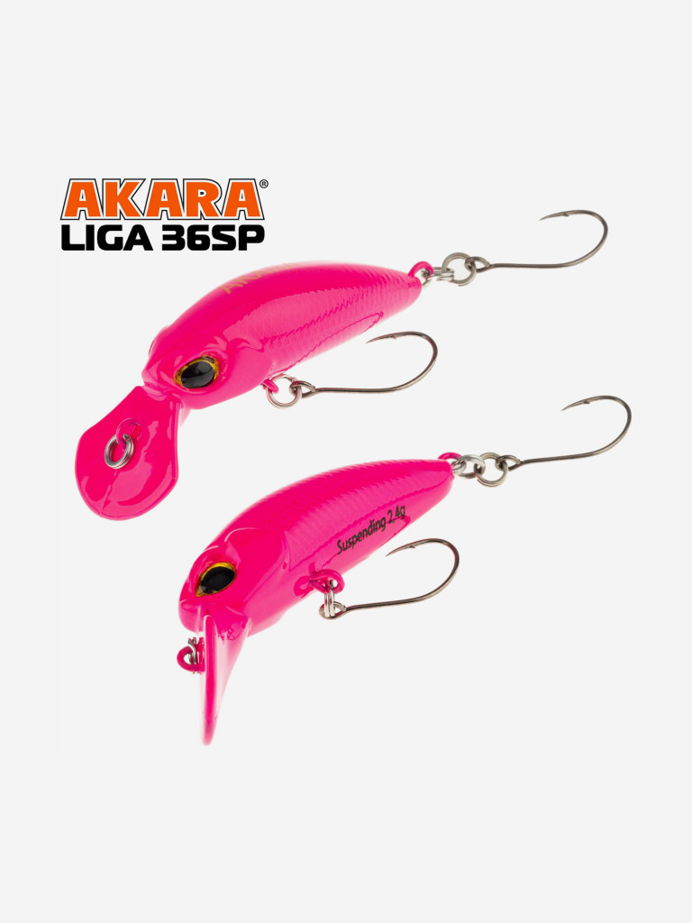 Воблер Akara Liga 36SP минноу суспендер на форель 2,4гр A200
