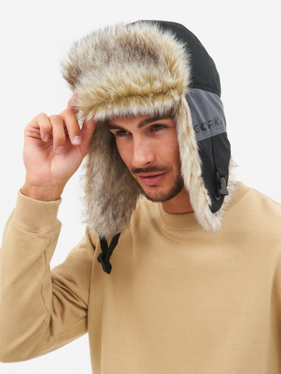 Шапка-ушанка зимняя мужская Huntsman Горка-Люкс мембранная