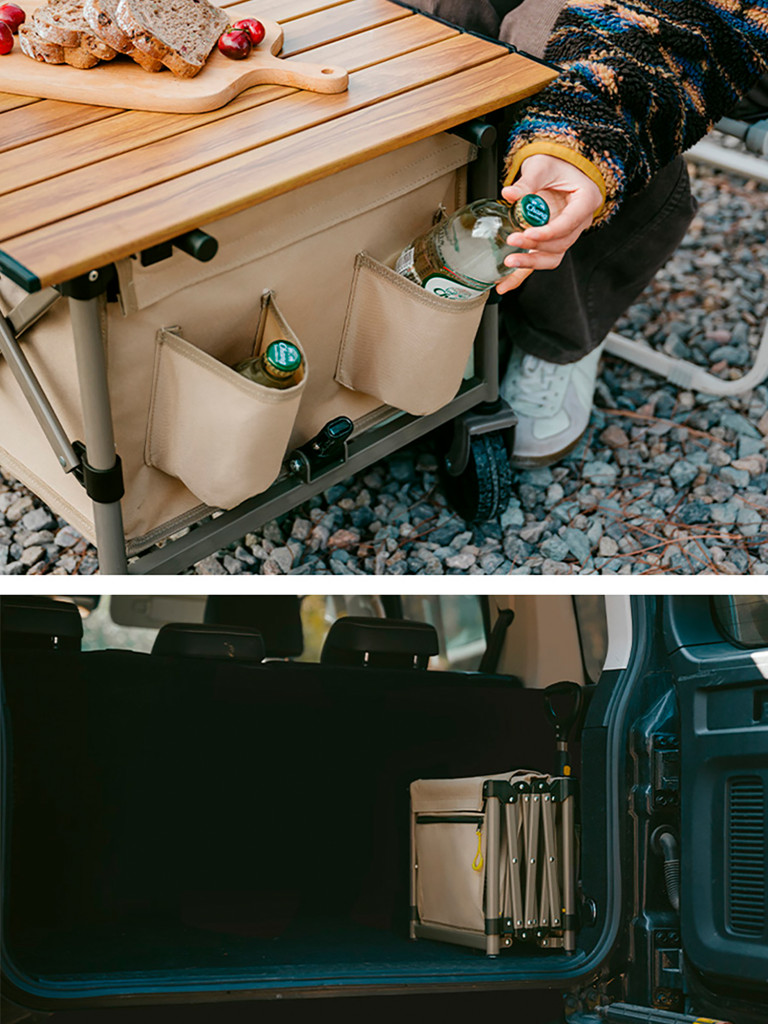 Тележка складная Naturehike туристическая, размер S, бежевая