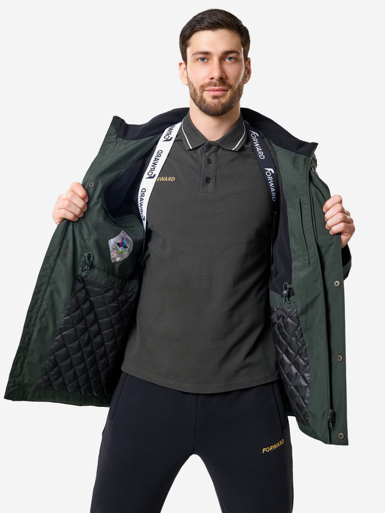 Куртка на флисовой подкладке мужская Forward