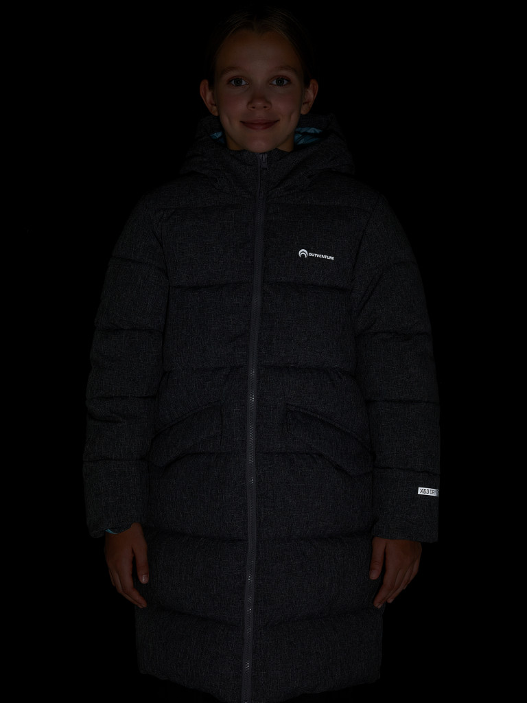 Пальто утепленное для девочек Outventure