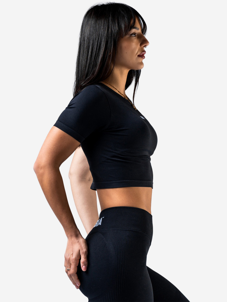 Топ женский NEBBIA Seamless Short-Sleeve Top POWER 891 Black