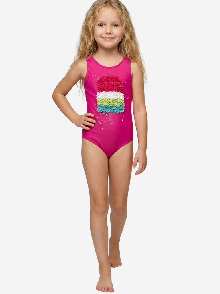 Купальник слитный для девочек PlayToday