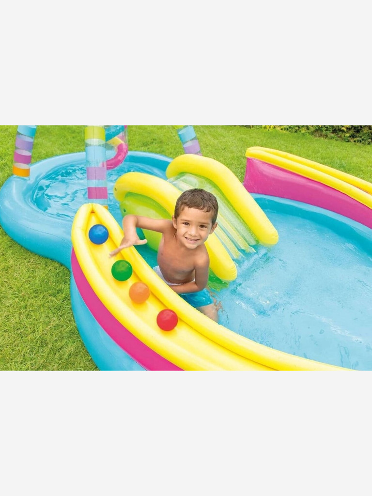 Игровой центр Intex 56137NP Радужная воронка, 2+ (295х191х109см)