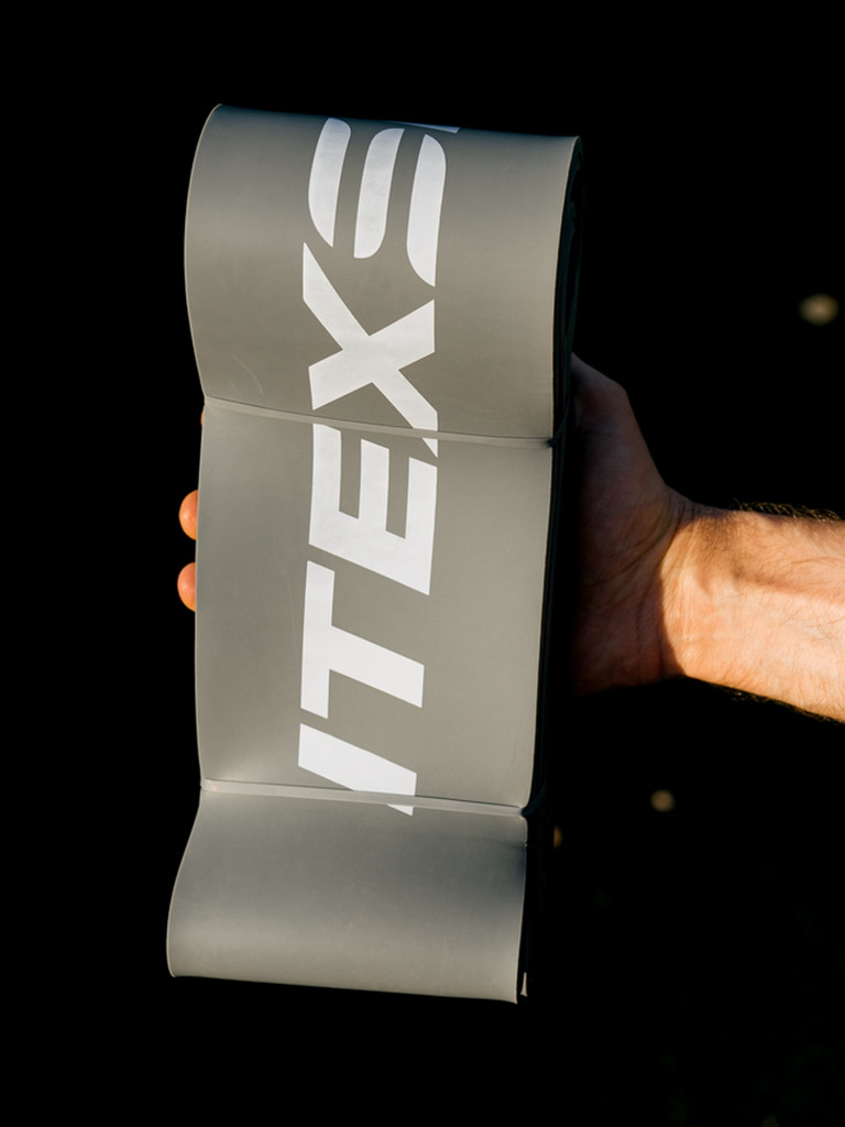 Ленточный эспандер ITEX SPORT 50-130 кг, серый, размер 208х10.1х0.45 см