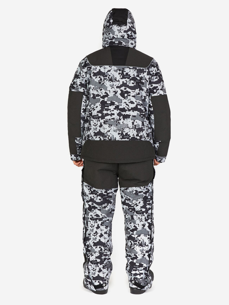 Костюм зимний Norfin EXPLORER 2 CAMO HEAT (куртка+полукомбинезон) для рыбалки и охоты