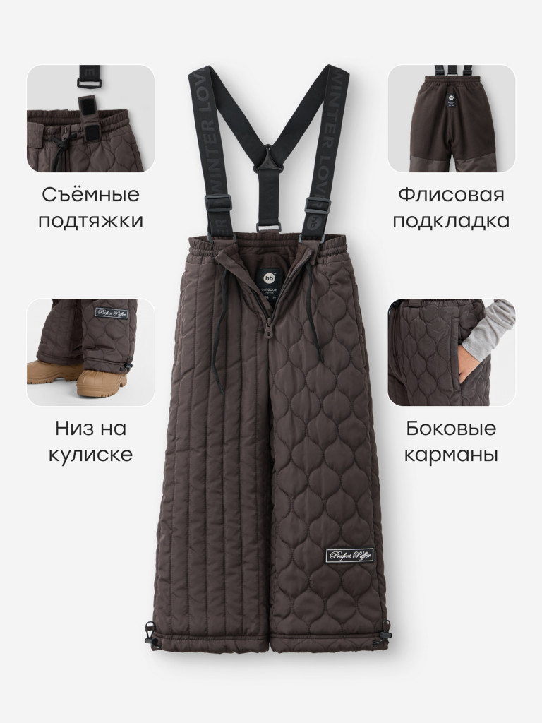Брюки утепленные Happy Baby